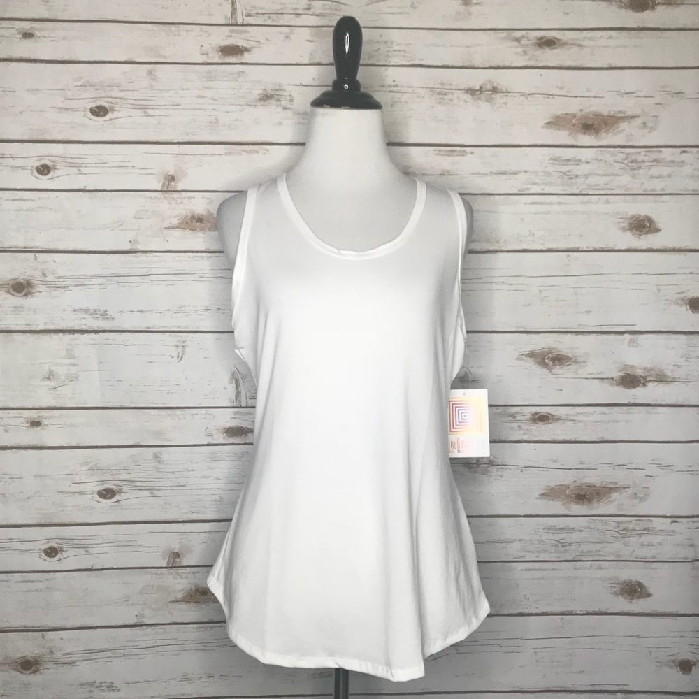 LuLaRoe White Tank Top